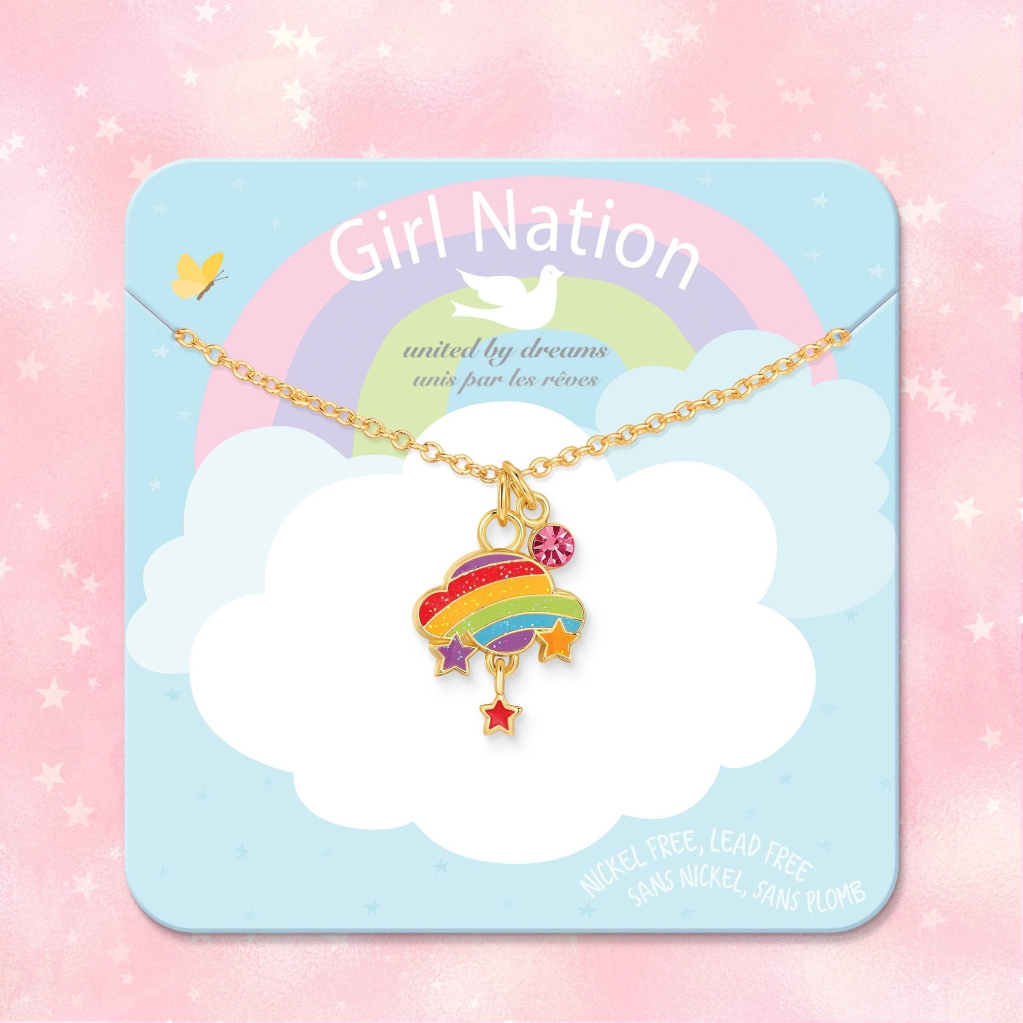Sweet Petite Necklace - Cloud Luvs Rainbow - Magnolia BabyNecklace