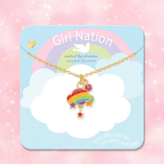 Sweet Petite Necklace - Cloud Luvs Rainbow - Magnolia BabyNecklace