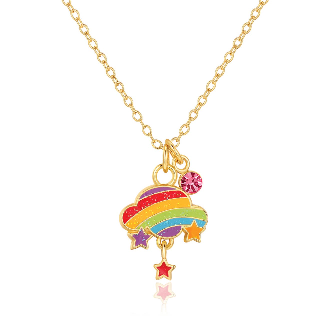Sweet Petite Necklace - Cloud Luvs Rainbow - Magnolia BabyNecklace