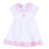 Sweet Pumpkin Embroidered Collared S/S Toddler Dress - Magnolia BabyDress