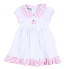  Sweet Pumpkin Embroidered Collared S/S Toddler Dress - Magnolia BabyDress