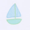 Sweet Sailing Blue Embroidered Bib - Magnolia BabyBib