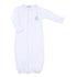 Sweet Sailing Blue Embroidered Converter - Magnolia BabyConverter Gown