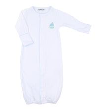  Sweet Sailing Blue Embroidered Converter - Magnolia BabyConverter Gown