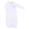 Sweet Sailing Pink Embroidered Converter - Magnolia BabyConverter Gown