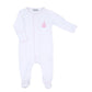 Sweet Sailing Pink Embroidered Footie - Magnolia BabyFootie