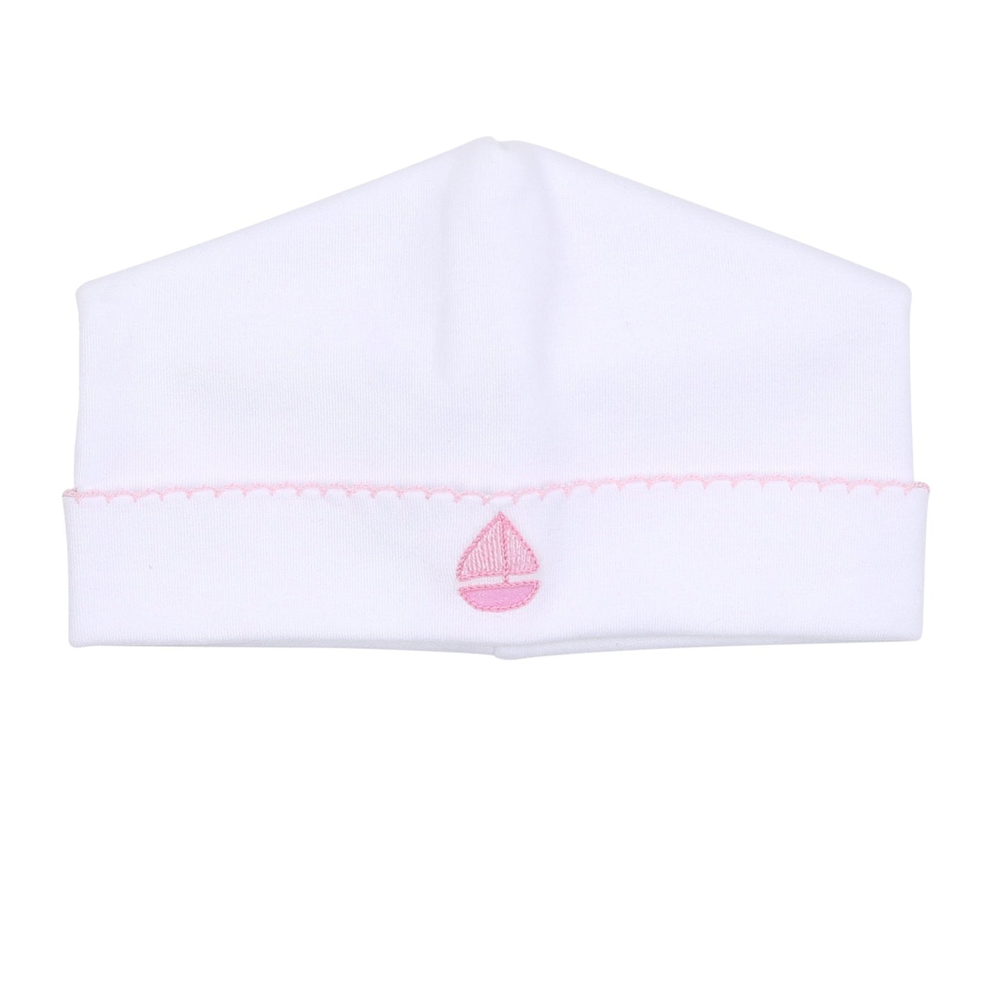 Sweet Sailing Pink Embroidered Hat - Magnolia BabyHat