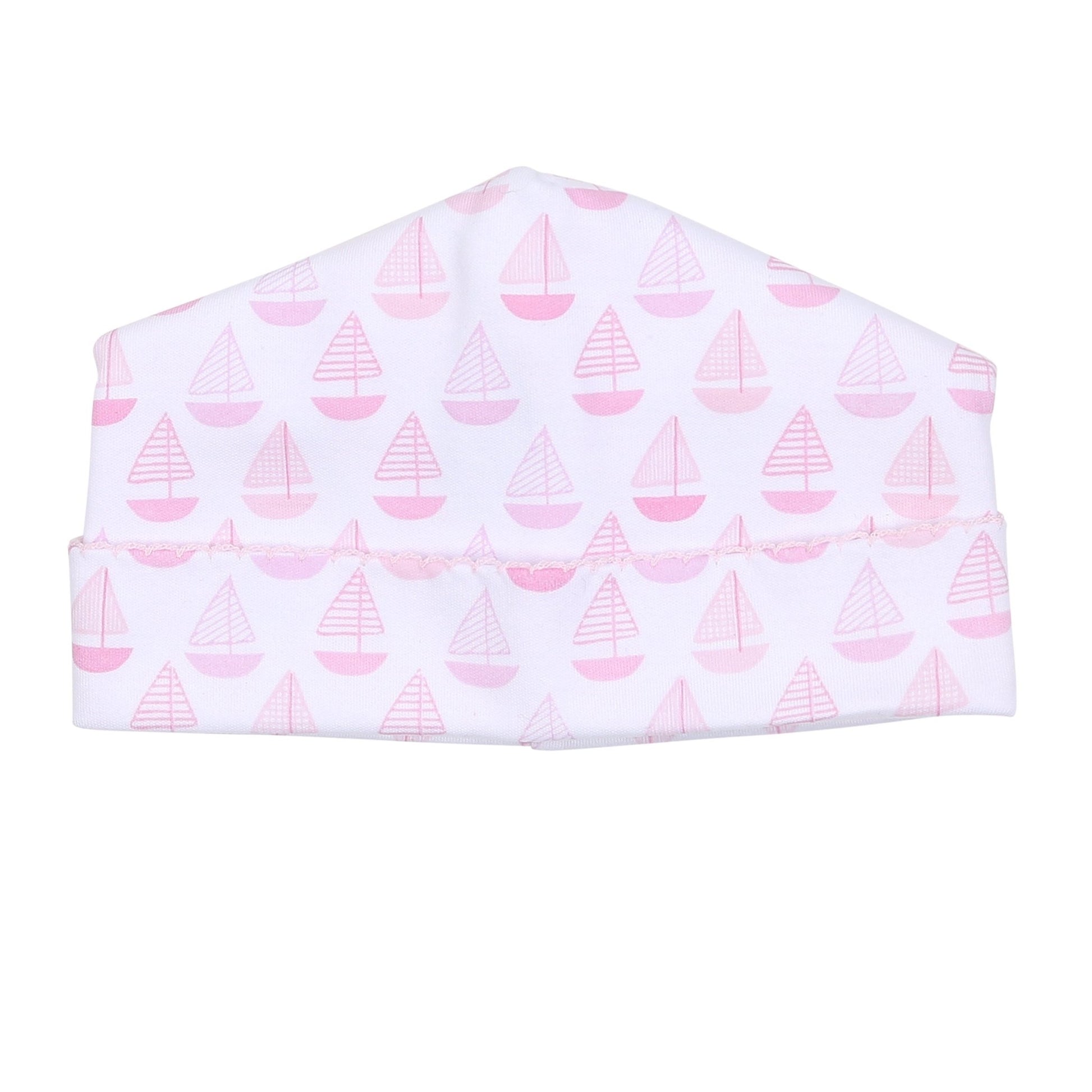 Sweet Sailing Pink Print Hat - Magnolia BabyHat