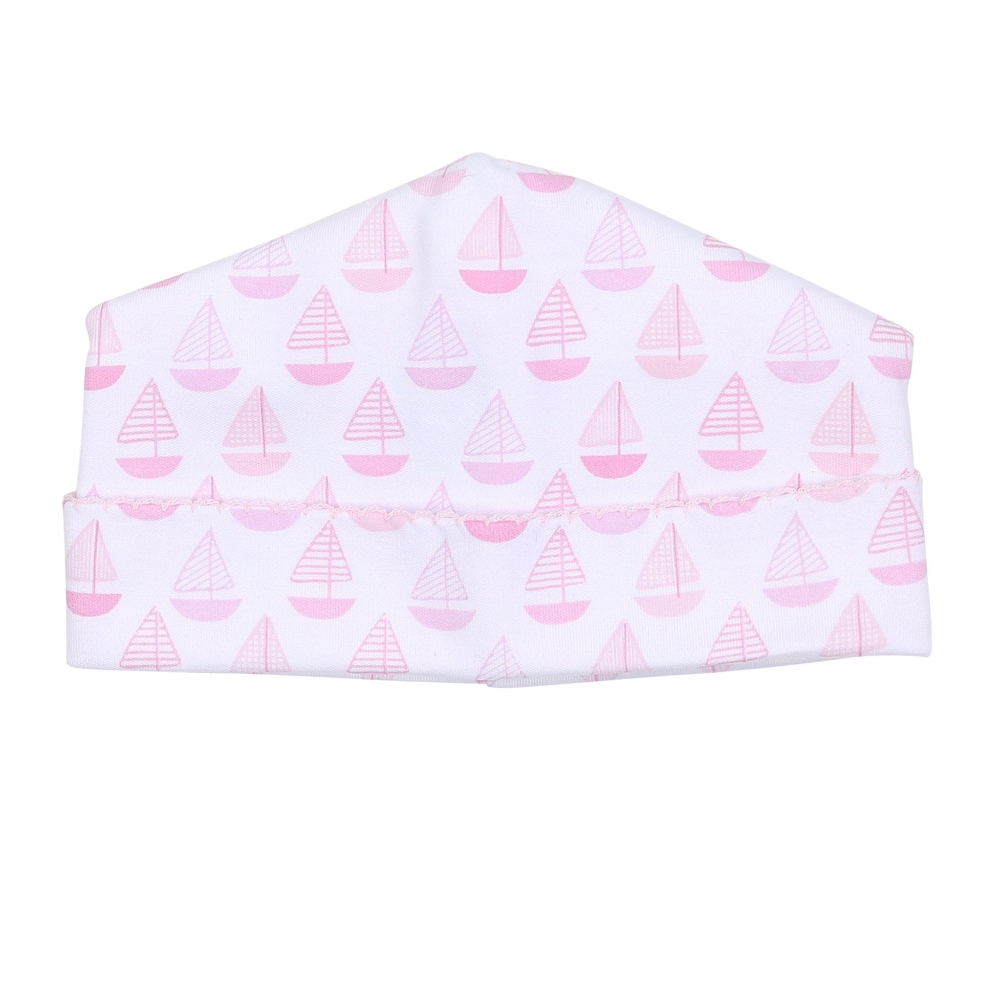 Sweet Sailing Pink Print Hat - Magnolia BabyHat