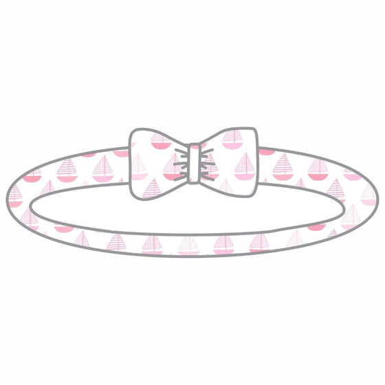 Sweet Sailing Pink Print Headband - Magnolia BabyHeadband