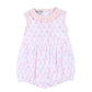 Sweet Sailing Pink Print Sleeveless Girl Bubble - Magnolia BabyBubble
