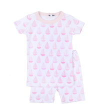  Sweet Sailing Pink Short Pajamas - Magnolia BabyShort Pajamas