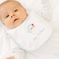 Magnolia Baby_Sweet St Nick Applique Baby's First Christmas Bib - Light Blue_2