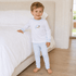 Magnolia Baby_Sweet St. Nick Applique Long Pajamas - Light Blue_1