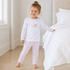 Magnolia Baby_Sweet St. Nick Applique Long Pajamas - Pink_1