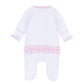 Magnolia Baby_Sweet St Nick Applique Ruffle Footie - Pink_4