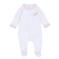 Magnolia Baby_Sweet St Nick Applique Ruffle Footie - Pink_2