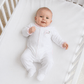 Magnolia Baby_Sweet St Nick Applique Ruffle Footie - Pink_1