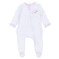 Magnolia Baby_Sweet St Nick Applique Ruffle Zip Footie - Pink_2