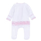 Magnolia Baby_Sweet St Nick Applique Ruffle Zip Footie - Pink_3