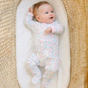 Sweet Strawberries Ruffle Zip Footie - Magnolia BabyFootie
