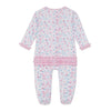 Sweet Strawberries Ruffle Zip Footie - Magnolia BabyFootie