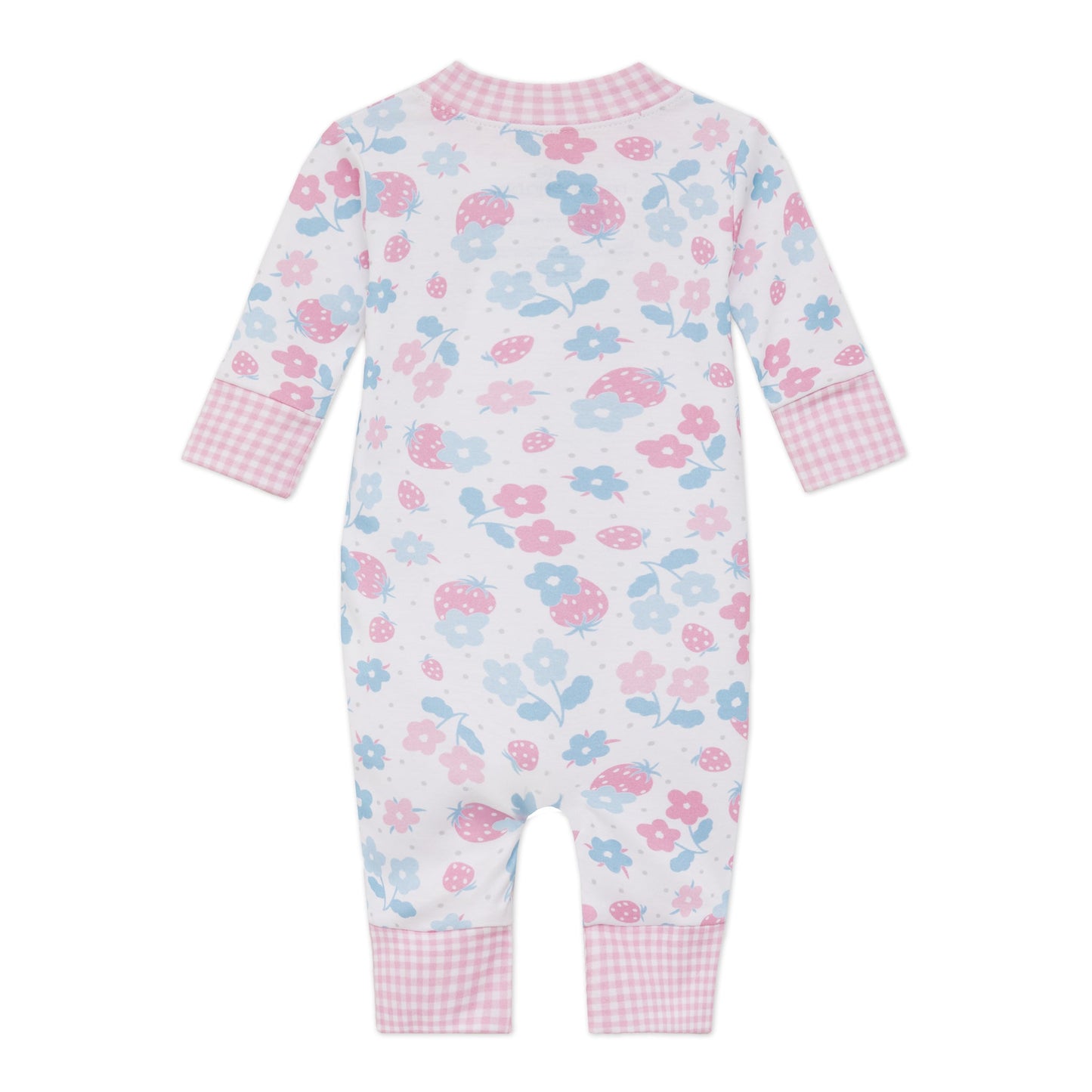 Sweet Strawberries Zip Pajamas - Magnolia BabyZipper Pajamas