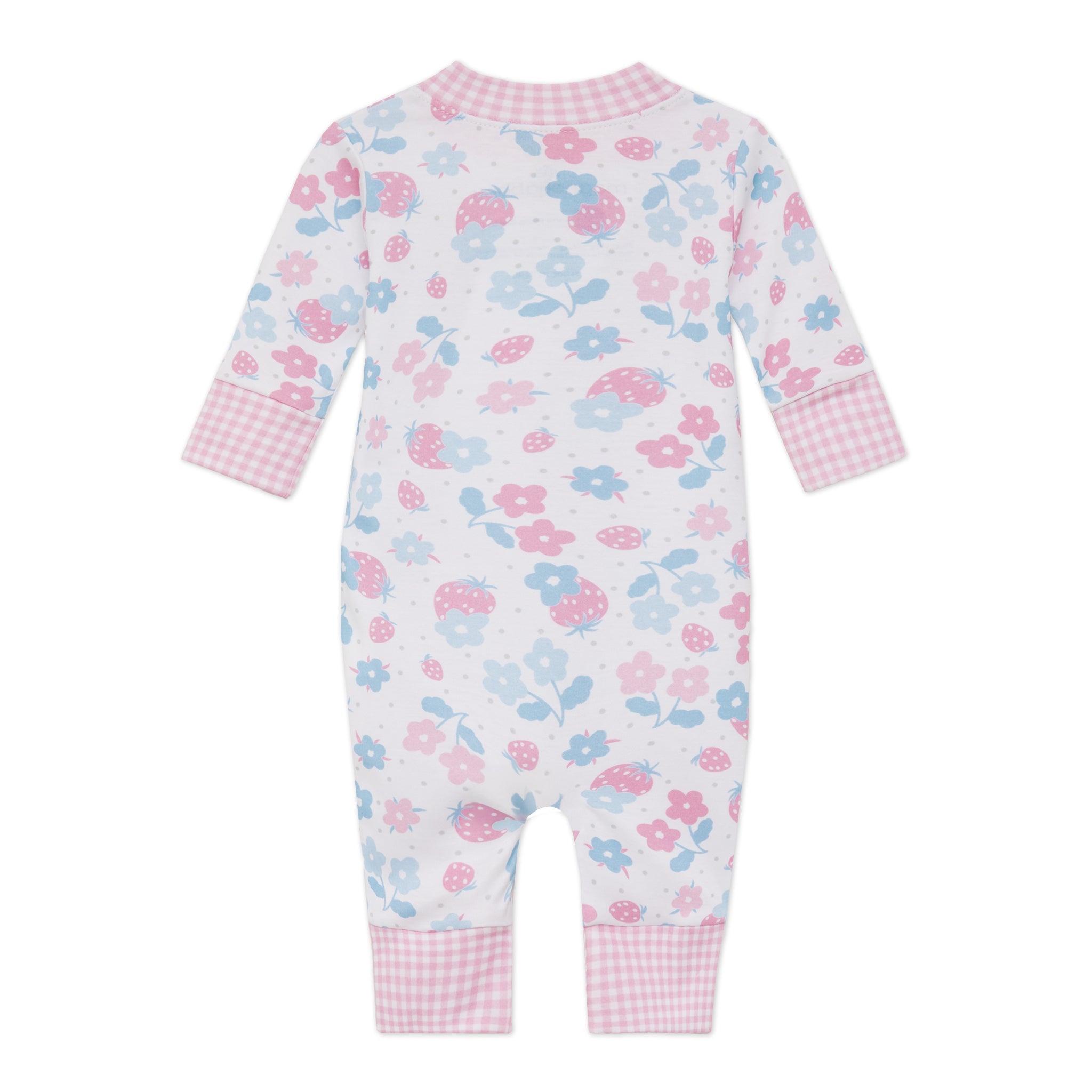 Sweet Strawberries Zip Pajamas - Magnolia BabyZipper Pajamas