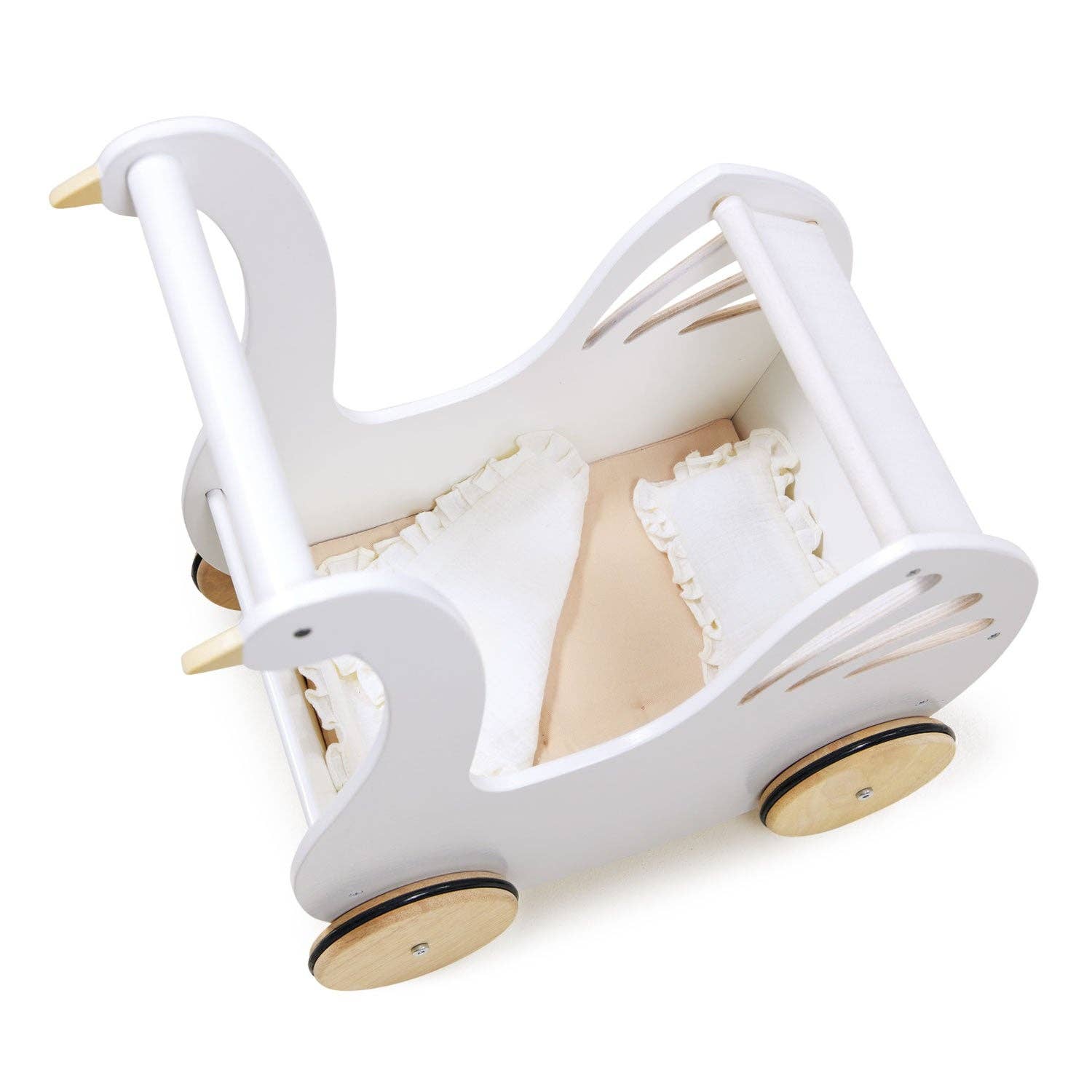 Sweet Swan Pram - Magnolia BabyWooden Toy