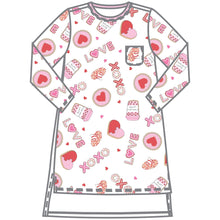  Sweet Valentine Girl's Infant/Toddler Long Sleeve Nightdress - Magnolia BabyNightdress