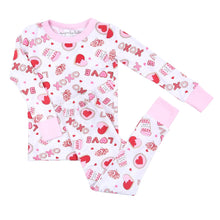  Sweet Valentine Long Pajamas - Pink - Magnolia BabyLong Pajamas