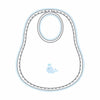 Sweet Whales Blue Embroidered Bib - Magnolia BabyBib