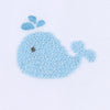 Sweet Whales Blue Embroidered Footie - Magnolia BabyFootie