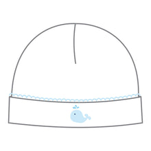  Sweet Whales Blue Embroidered Hat - Magnolia BabyHat
