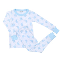  Sweet Whales Blue Long Pajamas - Magnolia BabyLong Pajamas