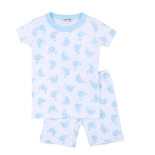  Sweet Whales Blue Short Pajamas - Magnolia BabyShort Pajamas