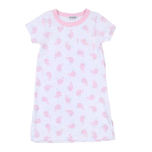  Sweet Whales Pink Girl's Short Sleeve Nightdress - Magnolia BabyNightdress