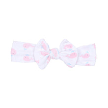  Sweet Whales Pink Print Headband - Magnolia BabyHeadband