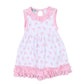 Sweet Whales Pink Print Sleeveless Dress - Magnolia BabyDress