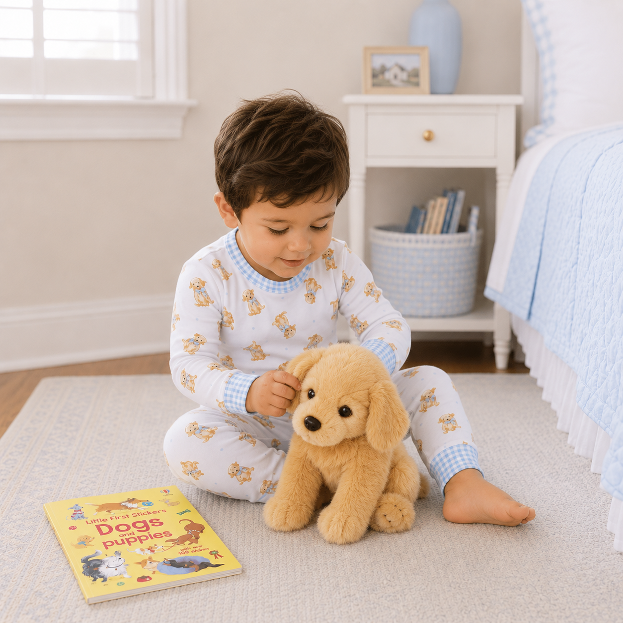Pajamas Gift Set - Blue Sweet Golden