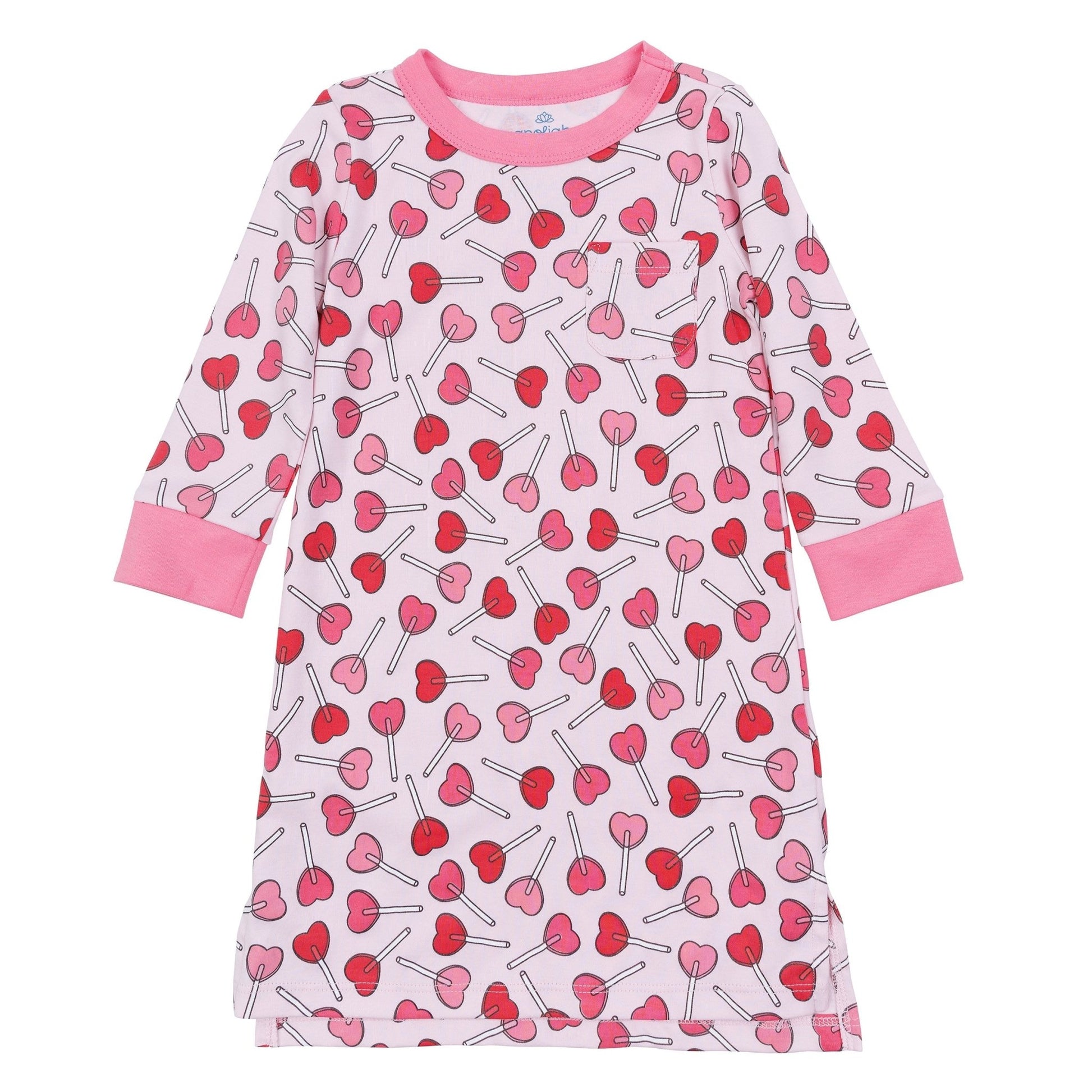 Sweetheart Pops Long Sleeve Nightdress - Magnolia BabyNightdress