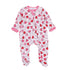 Sweetheart Pops Ruffle Zip Footie - Magnolia BabyFootie