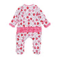 Sweetheart Pops Ruffle Zip Footie - Magnolia BabyFootie