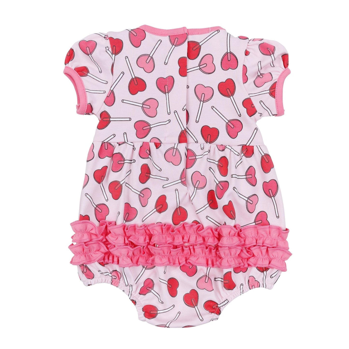 Sweetheart Pops Short Sleeve Bubble - Magnolia BabyBubble