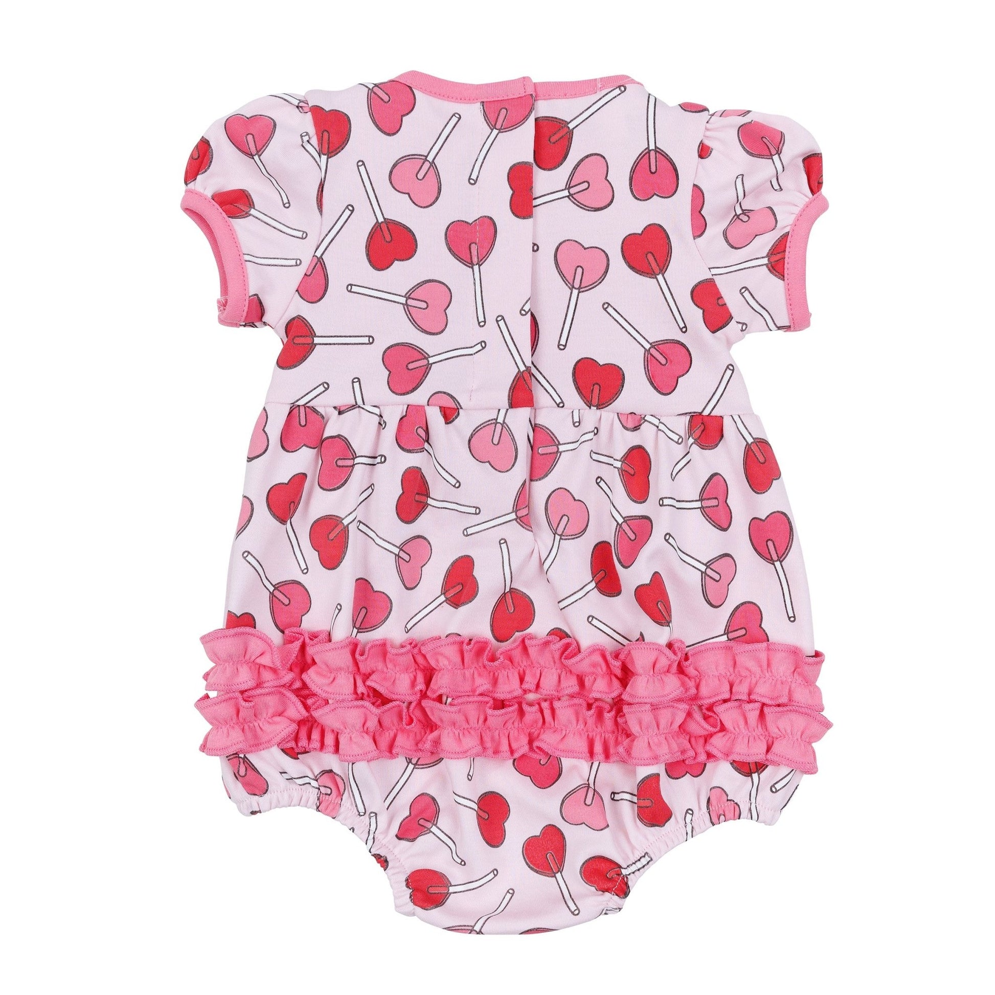 Sweetheart Pops Short Sleeve Bubble - Magnolia BabyBubble
