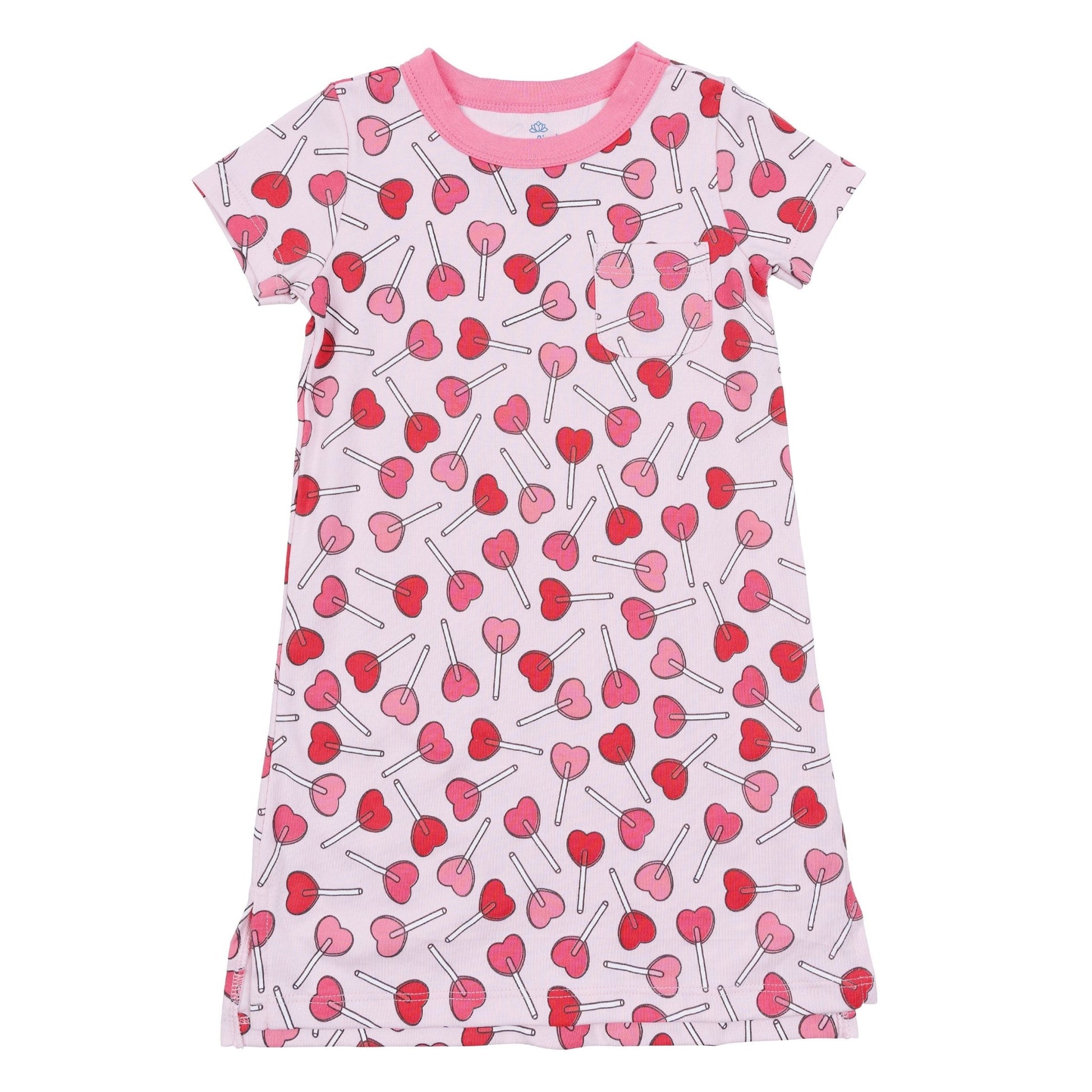 Sweetheart Pops Short Sleeve Nightdress - Magnolia BabyNightdress