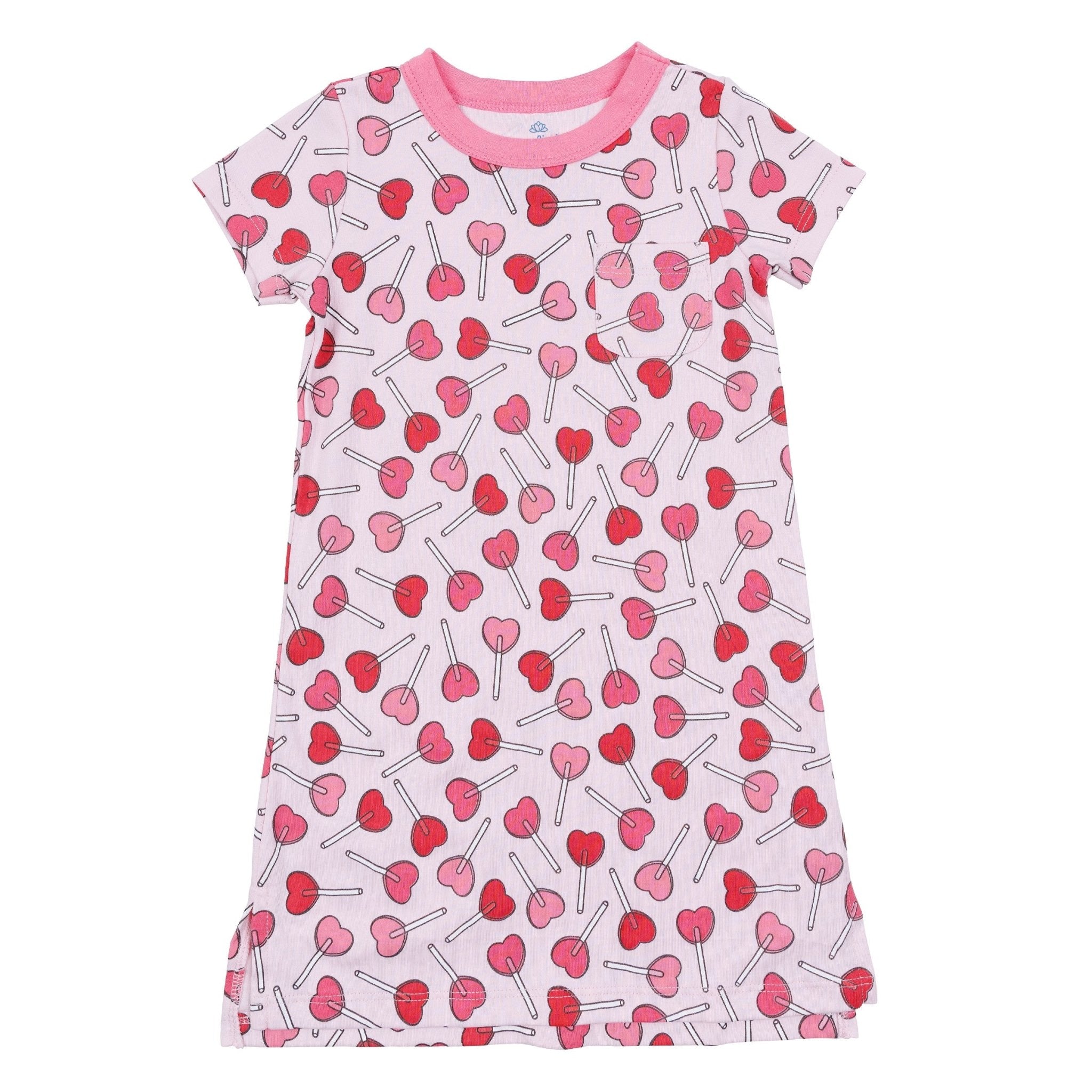 Sweetheart Pops Short Sleeve Nightdress - Magnolia BabyNightdress
