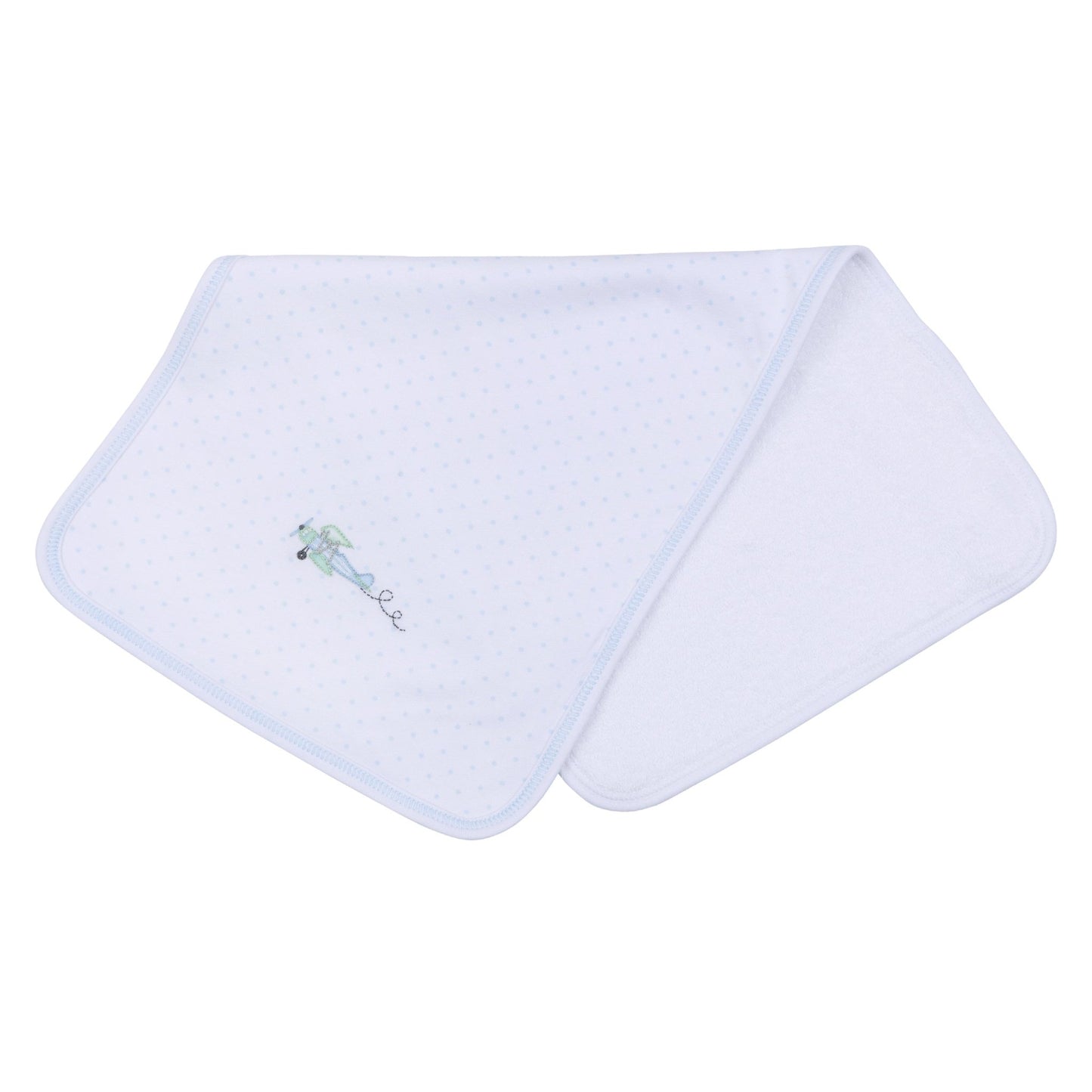 Take Flight Embroidered Burp Cloth - Magnolia BabyBurp Cloth