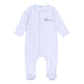 Take Flight Embroidered Footie - Magnolia BabyFootie