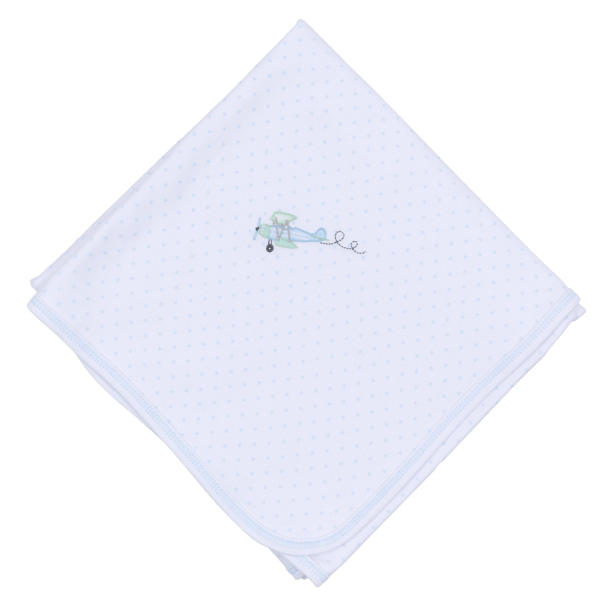 Take Flight Embroidered Receiving Blanket - Magnolia BabyReceiving Blanket